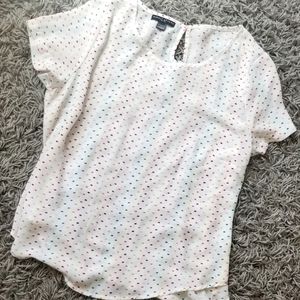 Multicolored chiffon blouse